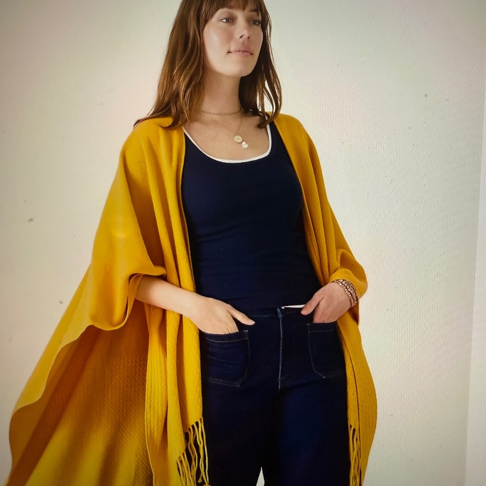 Mersea travel shawl